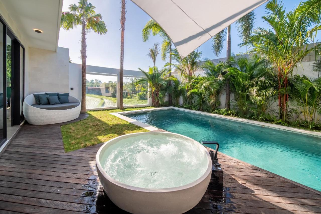 Rice Field View With Sauna Projector And Jacuzzi Unique Design Чангу Екстер'єр фото